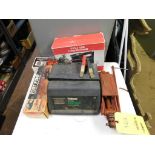 LOT: Cross Country Jack, Die Hard Battery Charger, 3 - in - 1 Air Compressor, Foot Pump, Pocket Radi