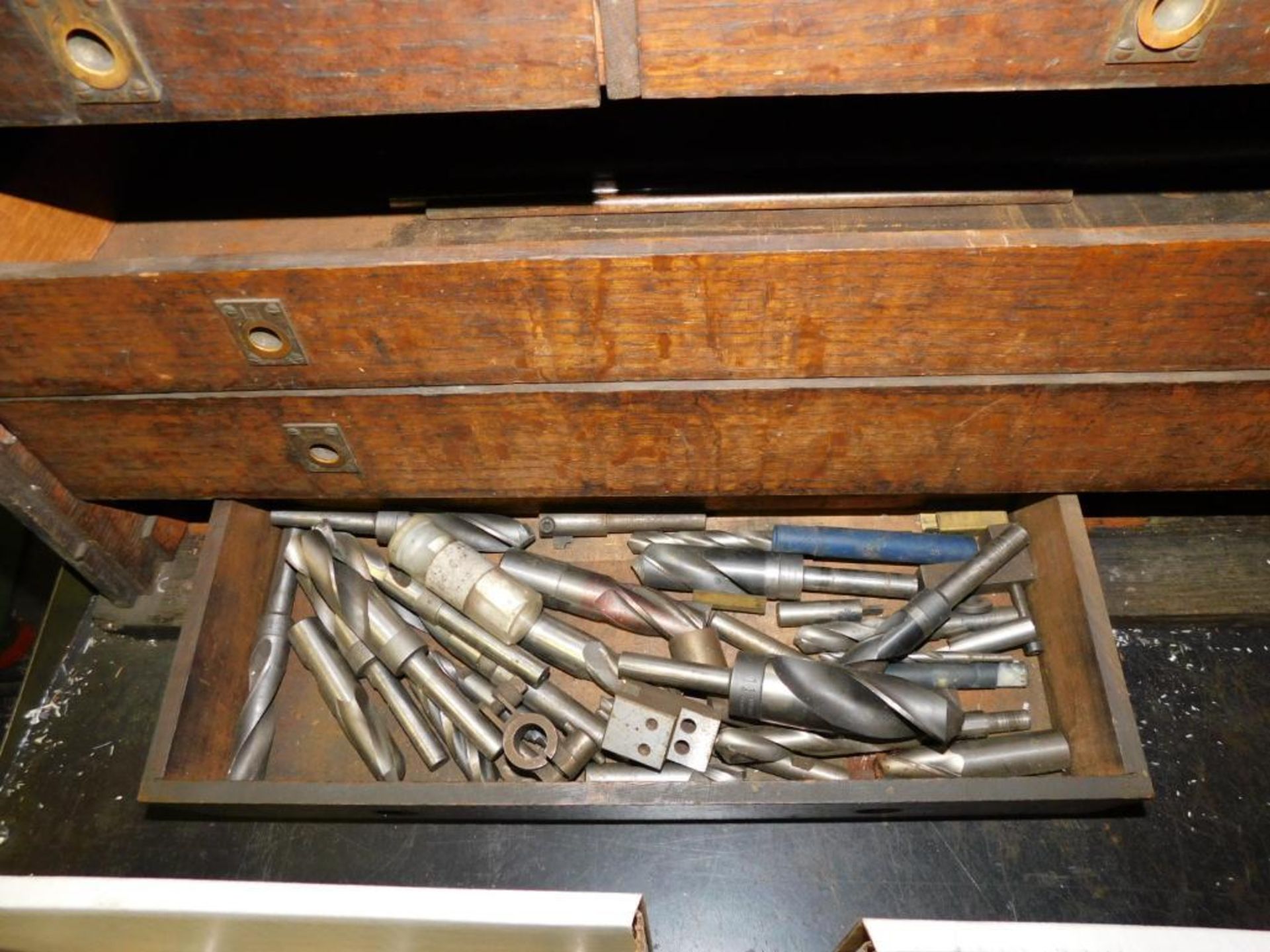 Vintage 16-Drawer Machinist Box w/Contents - Image 9 of 9