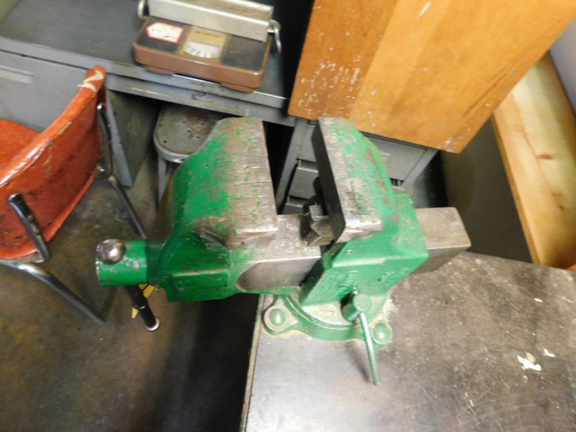 Columbian 4-1/2" Vise on 72" x 34" Work Bench (NO CONTENTS, DELAYED REMOVAL, CONTACT SITE MANAGER) - Image 2 of 7