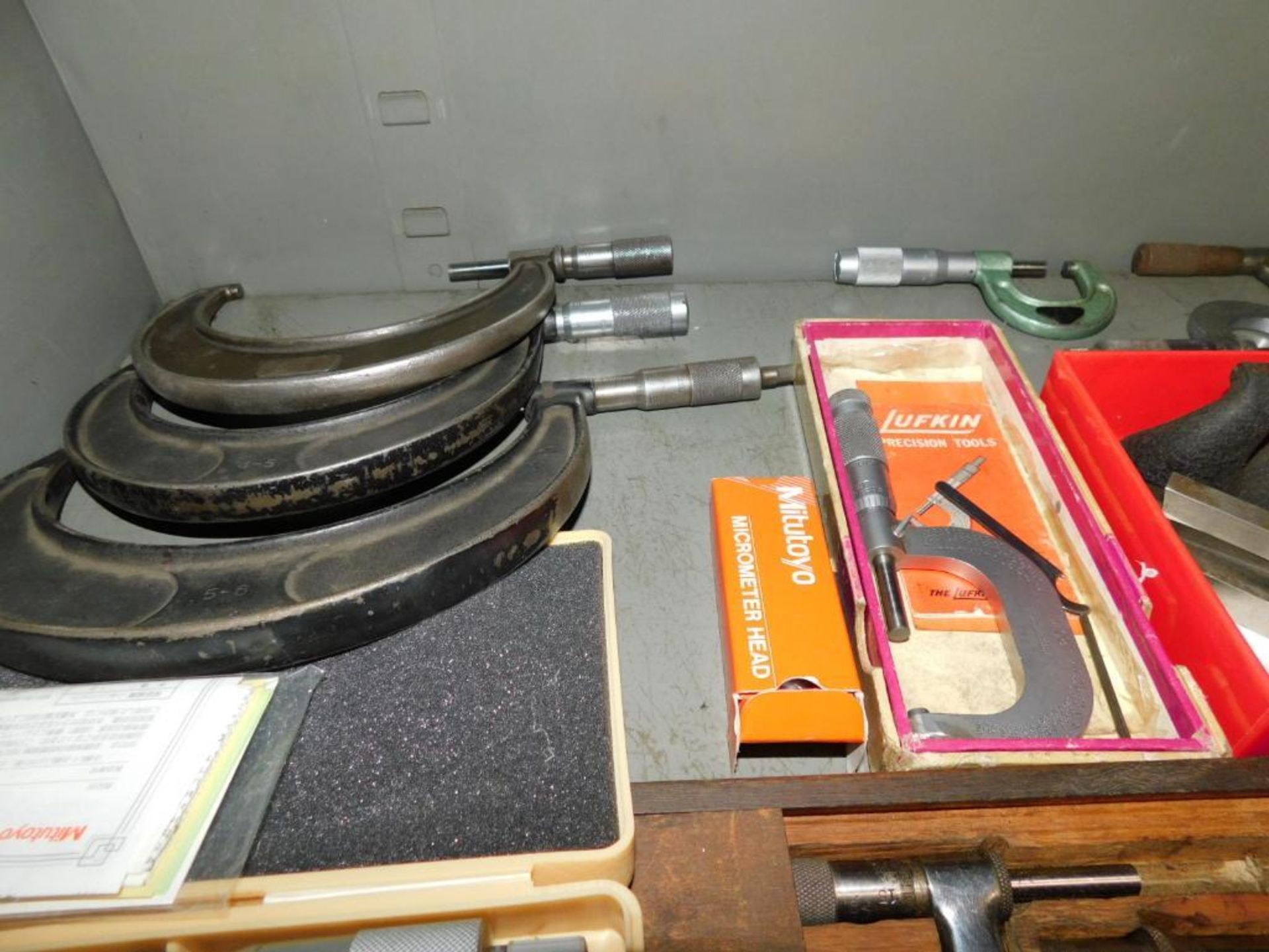 LOT: Contents of Shelf: Assorted Micrometers - Image 5 of 8