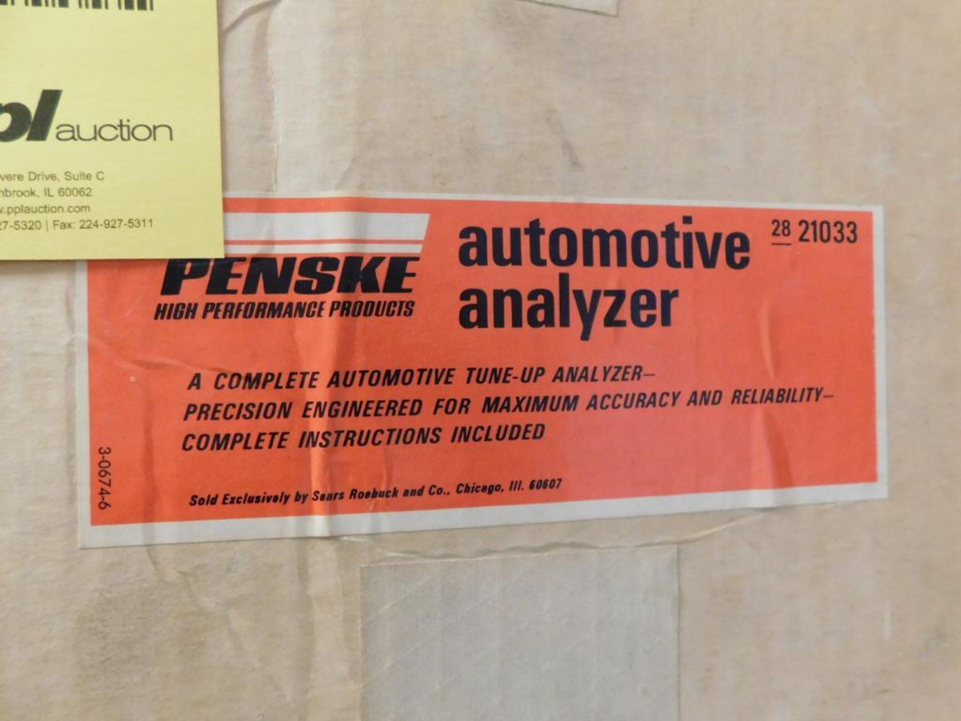 Sears Penske Automotive Analyzer - Image 5 of 5