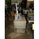 Rockwell Delta 1" Belt Sander on Lyon Rolling Cart