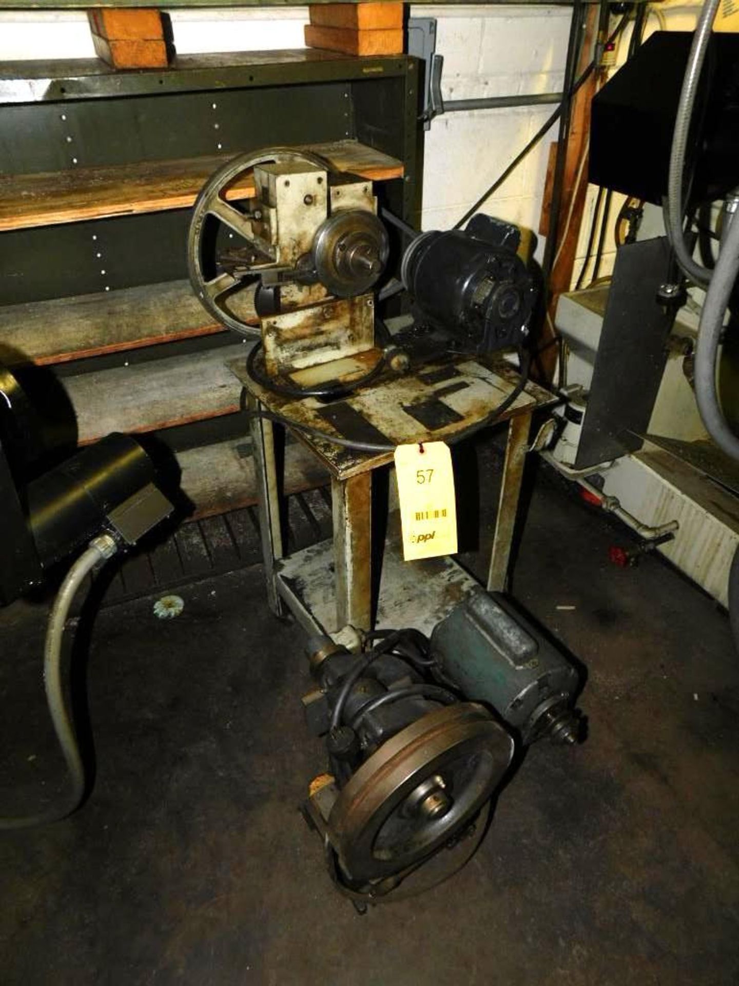 LOT: (2) Belt Driven Threading Machine & Punch Press