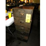 LOT: (6) Vintage Wood Drawers