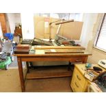 60" x 39" Drafting Table w/Accessories