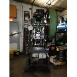 Rousselle No. 6 60-Ton C-Frame Air Clutch Punch Press, 3" Stroke, 12.5" Shut Height, 30"x18" Bolster