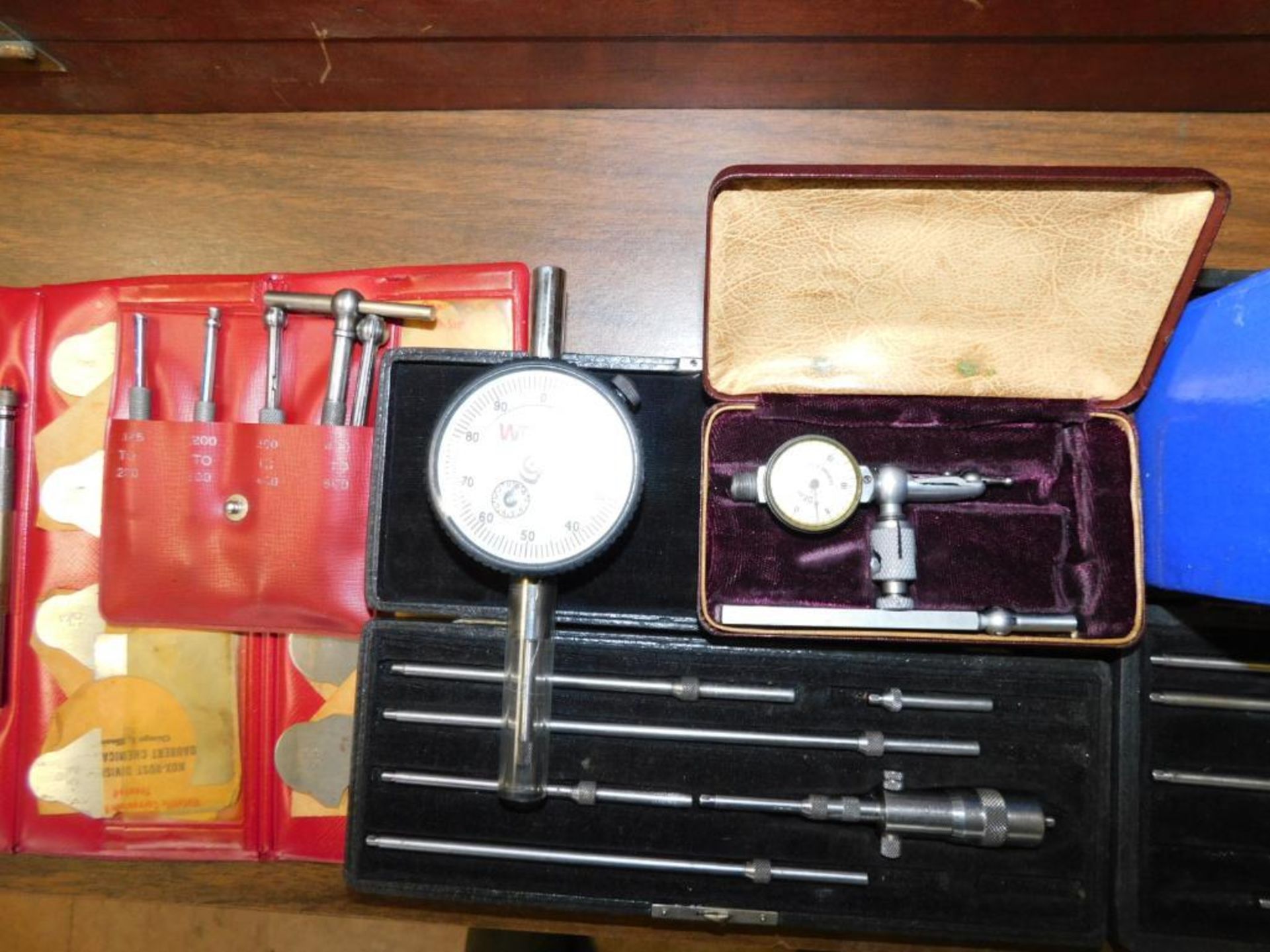LOT: Assorted Inspection Equipment, Telescoping Gages, Radius Gages, Starrett No. 2 Micrometer Dial - Image 7 of 10