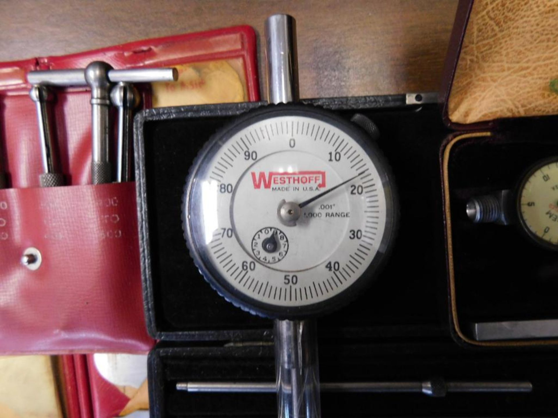 LOT: Assorted Inspection Equipment, Telescoping Gages, Radius Gages, Starrett No. 2 Micrometer Dial - Image 8 of 10