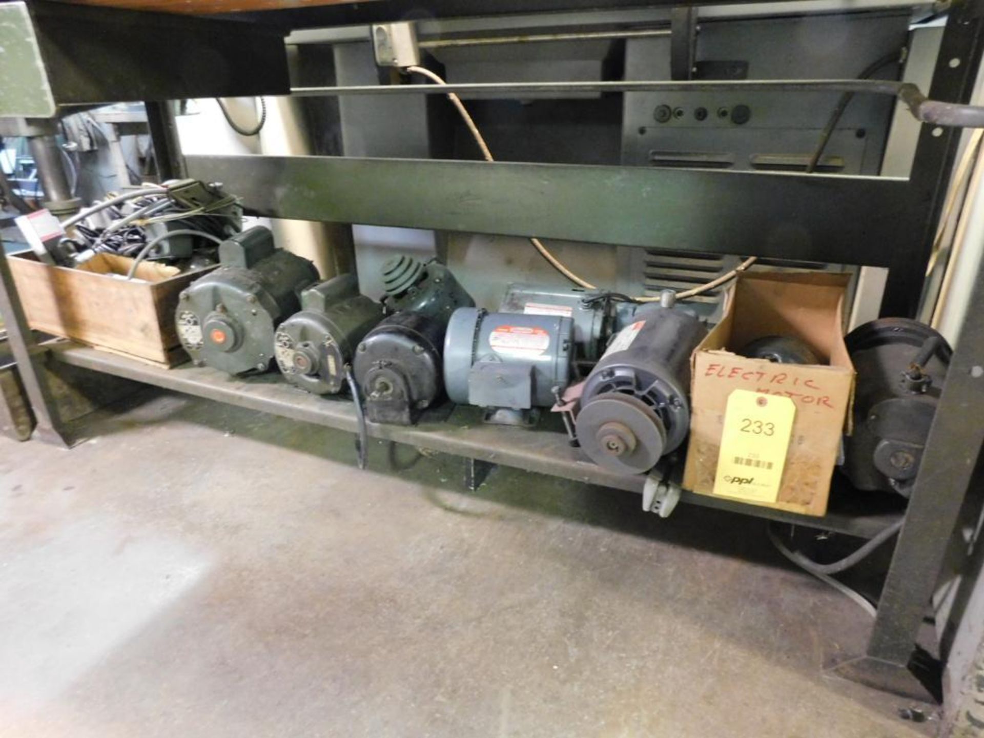 LOT: (10) Assorted Electric Motors (CONDITIONS UNKNOWN), Machine Parts - Image 3 of 12