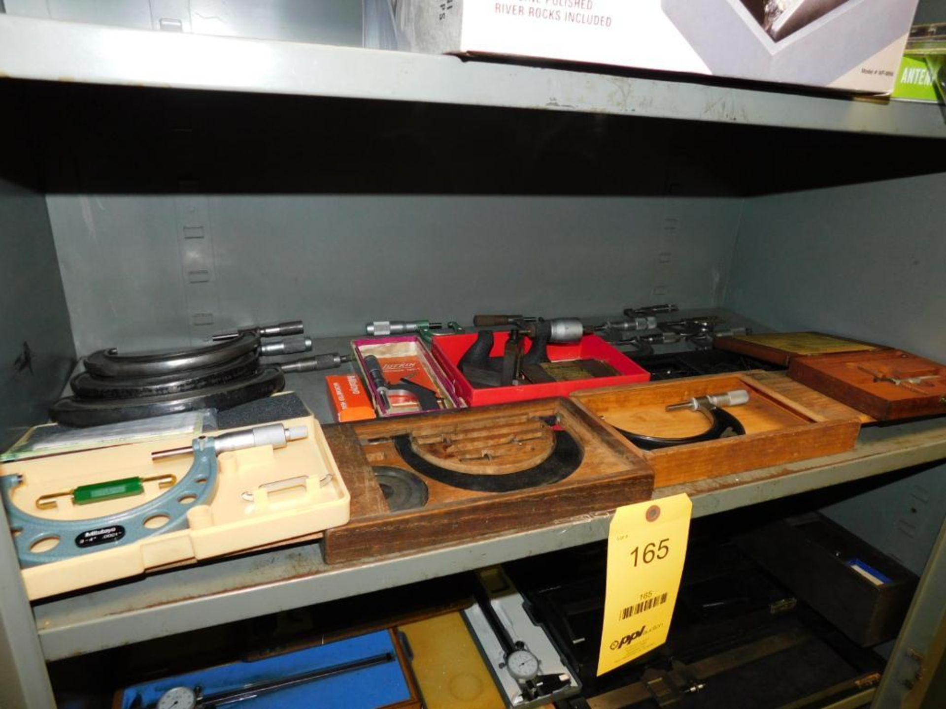 LOT: Contents of Shelf: Assorted Micrometers