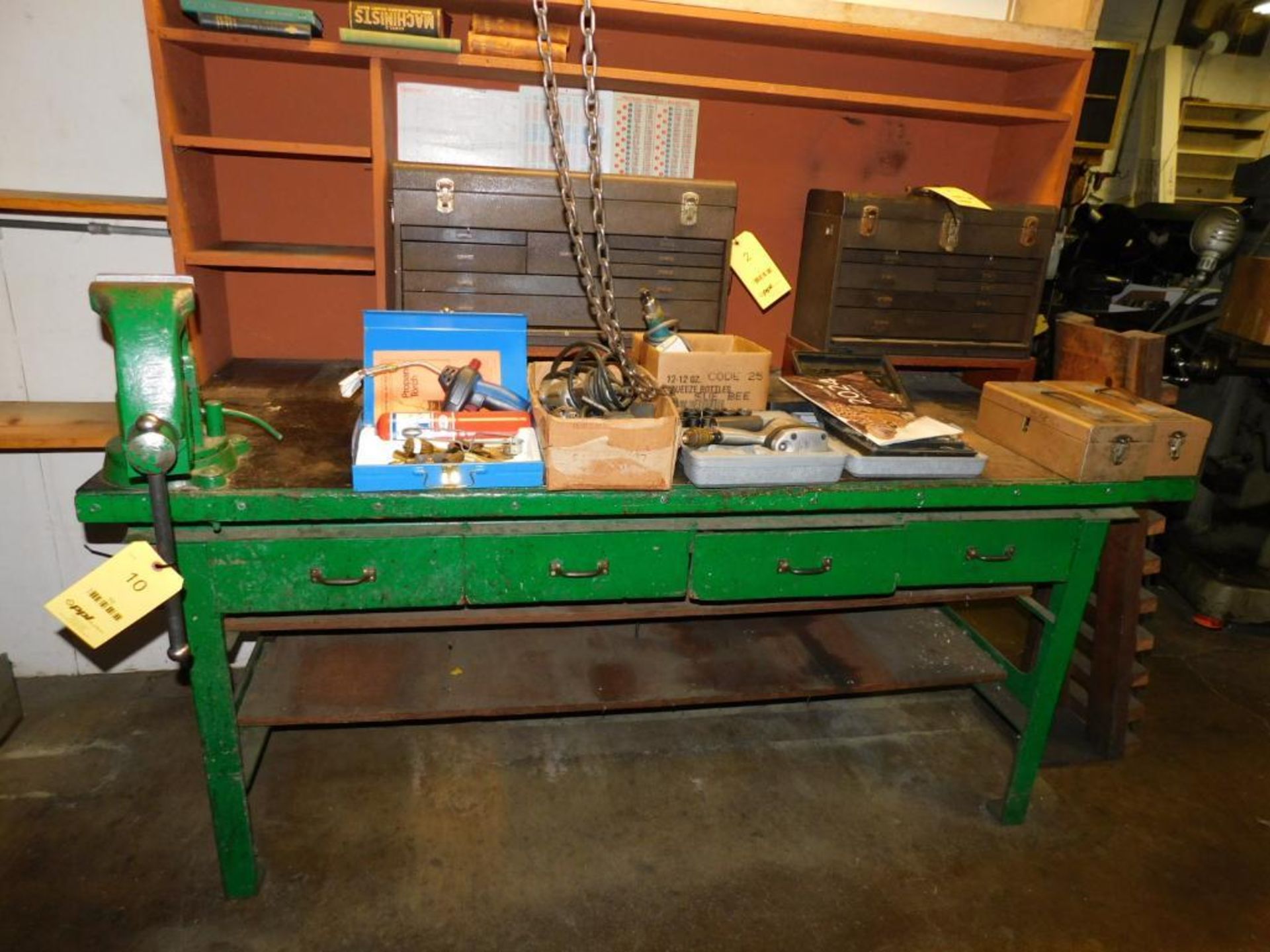 Columbian 4-1/2" Vise on 72" x 34" Work Bench (NO CONTENTS, DELAYED REMOVAL, CONTACT SITE MANAGER) - Image 4 of 7