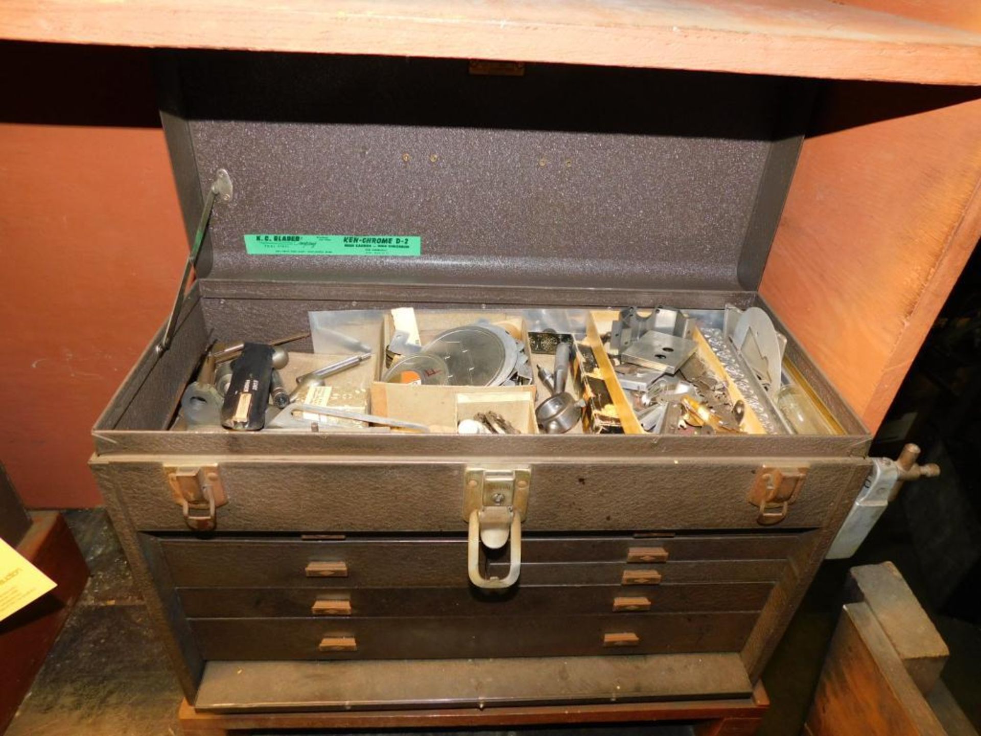 Kennedy Machinist Tool Box w/Contents - Image 4 of 9