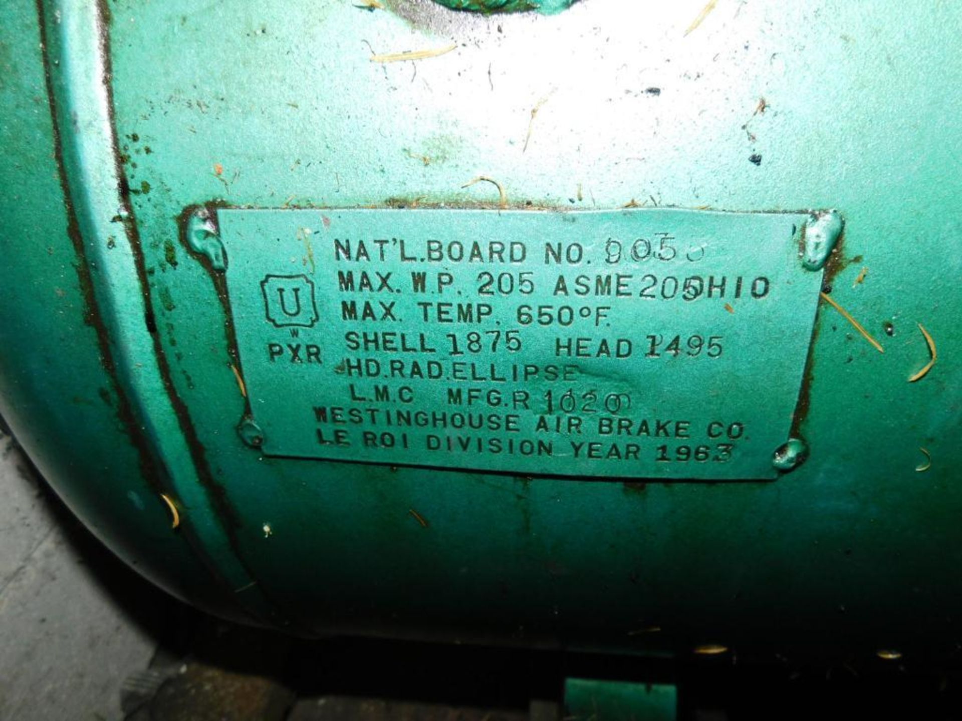 Westinghouse Model 3VC Air Compressor, S/N 454X294, 5 HP - Image 6 of 7