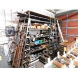 LOT: (3) Shelves w/Assorted Round, Flat, Angle Stock, Cold & Hot Rolled Steel, Aluminum, Copper, Sta