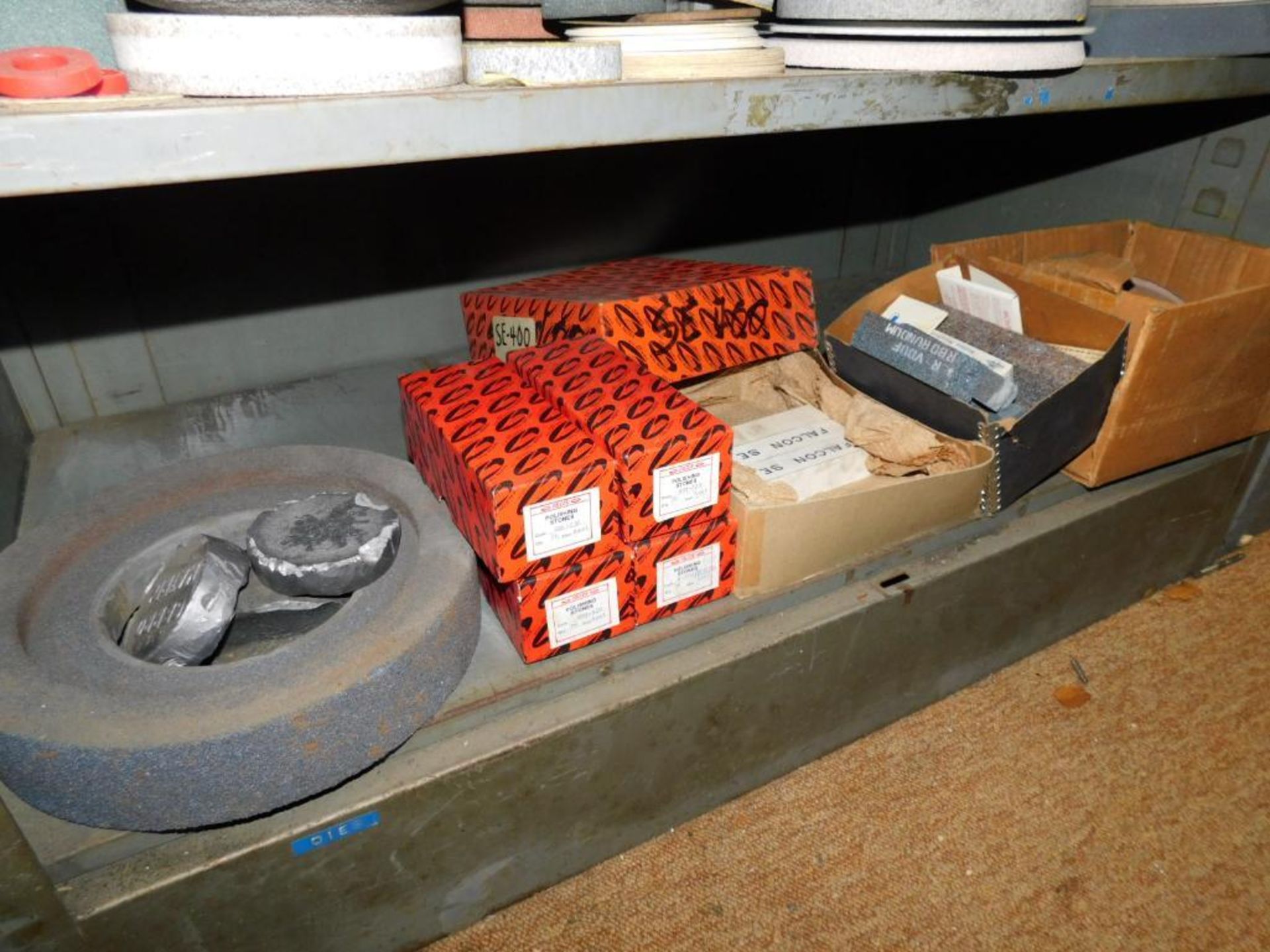 LOT: Contents of Rack: Large Quantity of Assorted Grinding Wheels, Cut Off Wheels, Polishing Stones, - Image 5 of 15