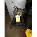 LOT: Balancing Stand, (2) Pairs of Cast Iron Table Legs