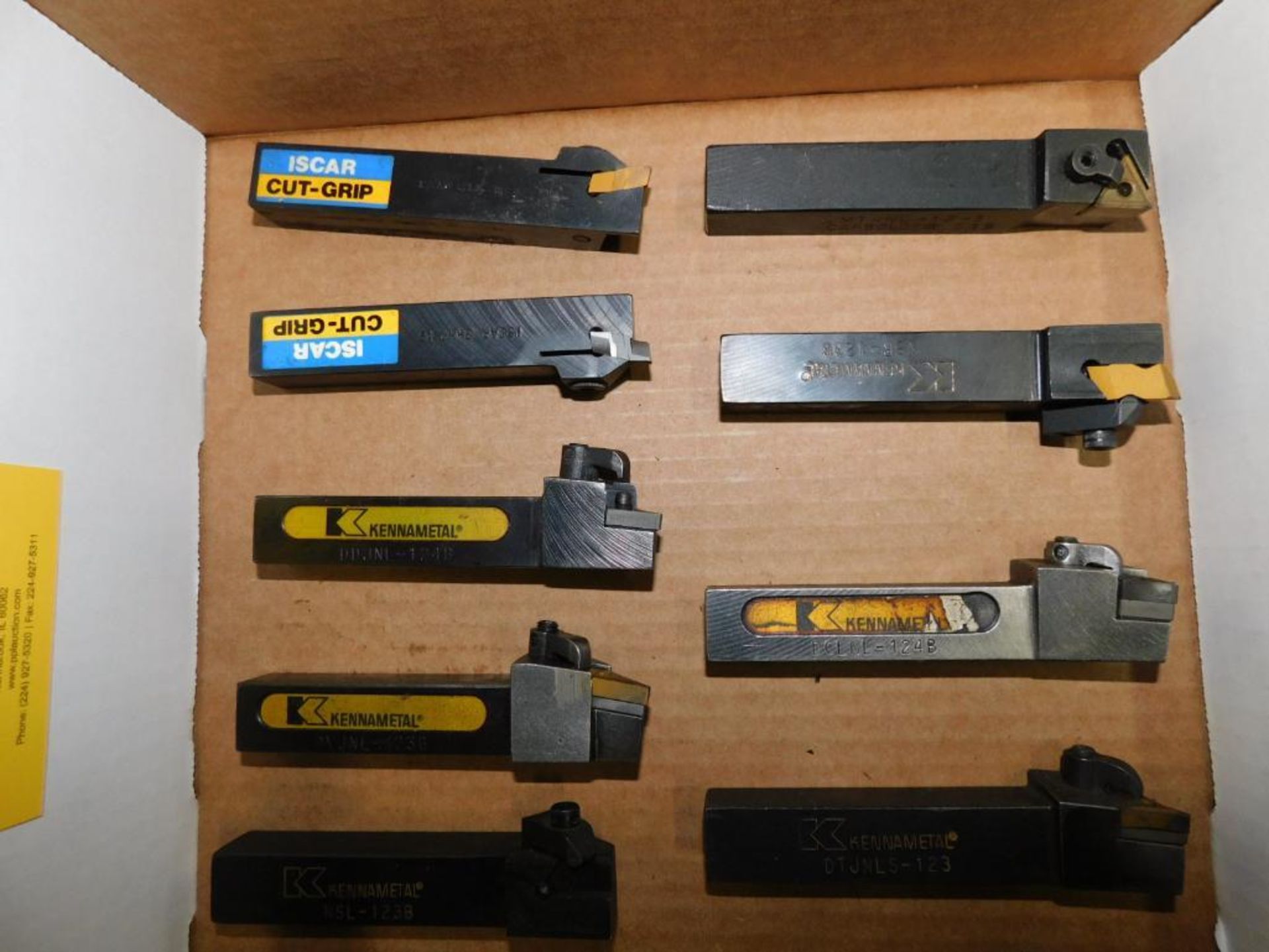 LOT: (8) Assorted Kennametal Cutters, (2) Iscar Cut-Grip Cutters, Cutter - Image 4 of 4