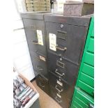 LOT: (2) Vintage Filing Cabinets (EMPTY)