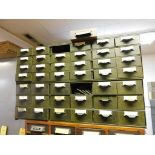 LOT: (2) Lyon Parts/Hardware Cabinets w/Contents, Assorted Hardware, Socket Cap Head Screws