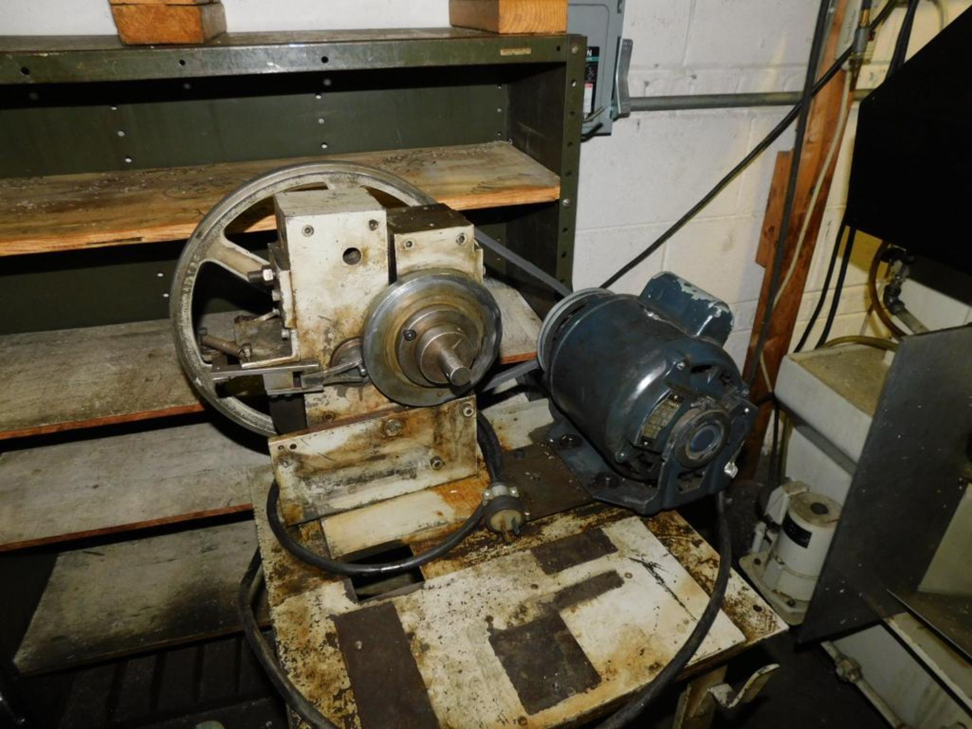 LOT: (2) Belt Driven Threading Machine & Punch Press - Image 2 of 6