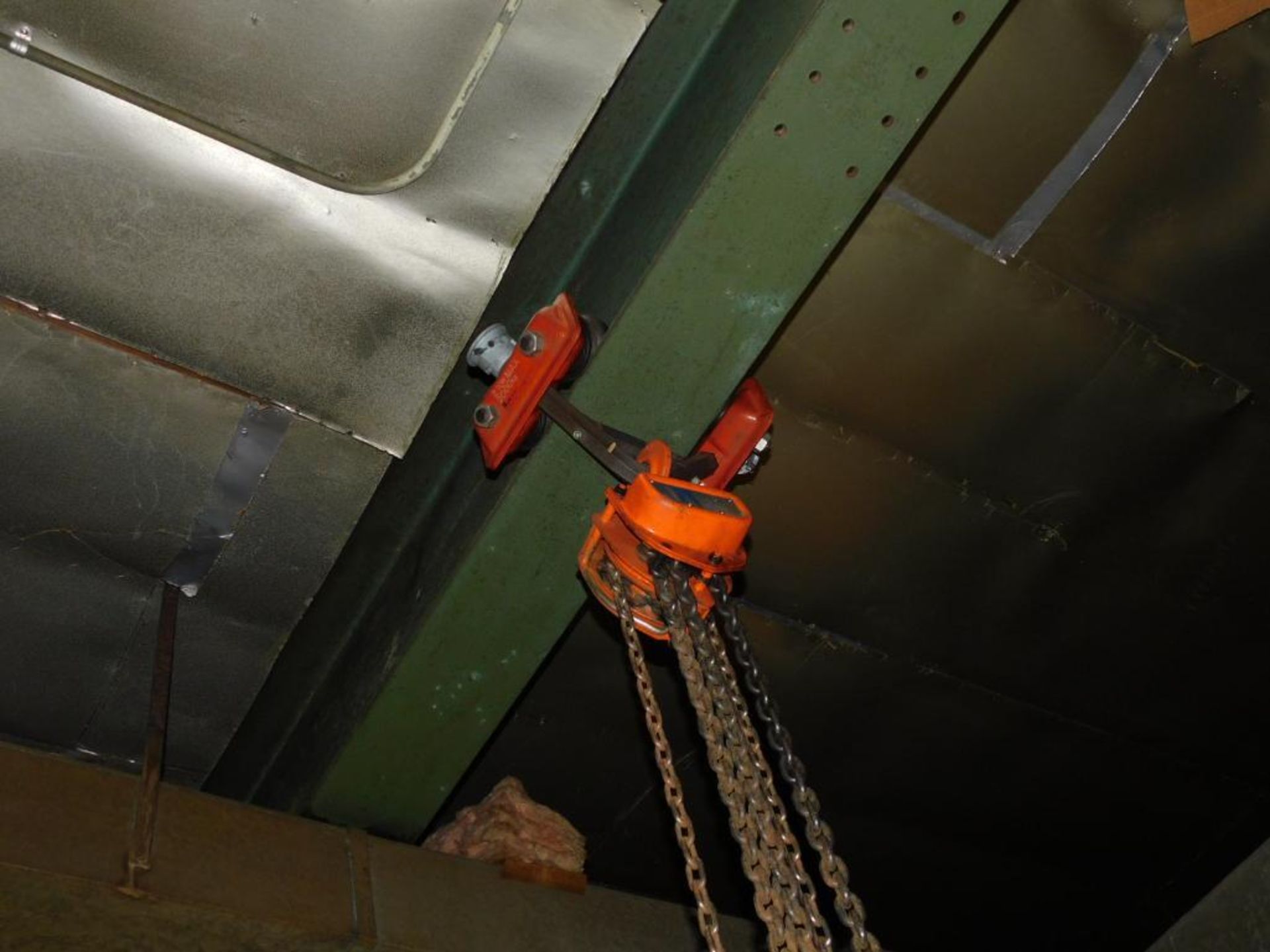 Nitchi 1-Ton Manual Chain Hoist w/CM Beam Trolley - Image 2 of 4