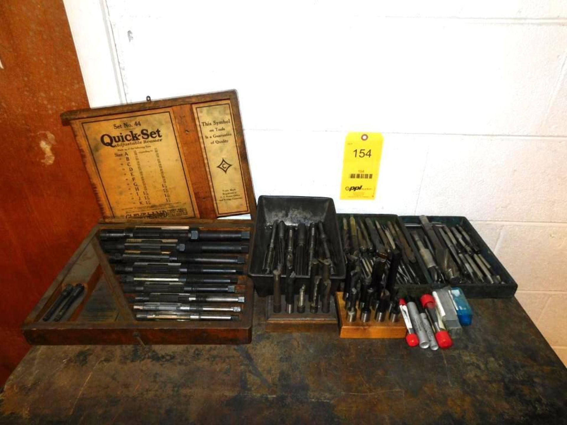 LOT: Assorted Counter Bores, Quick Set Adjustable Reamers, Boring Bars