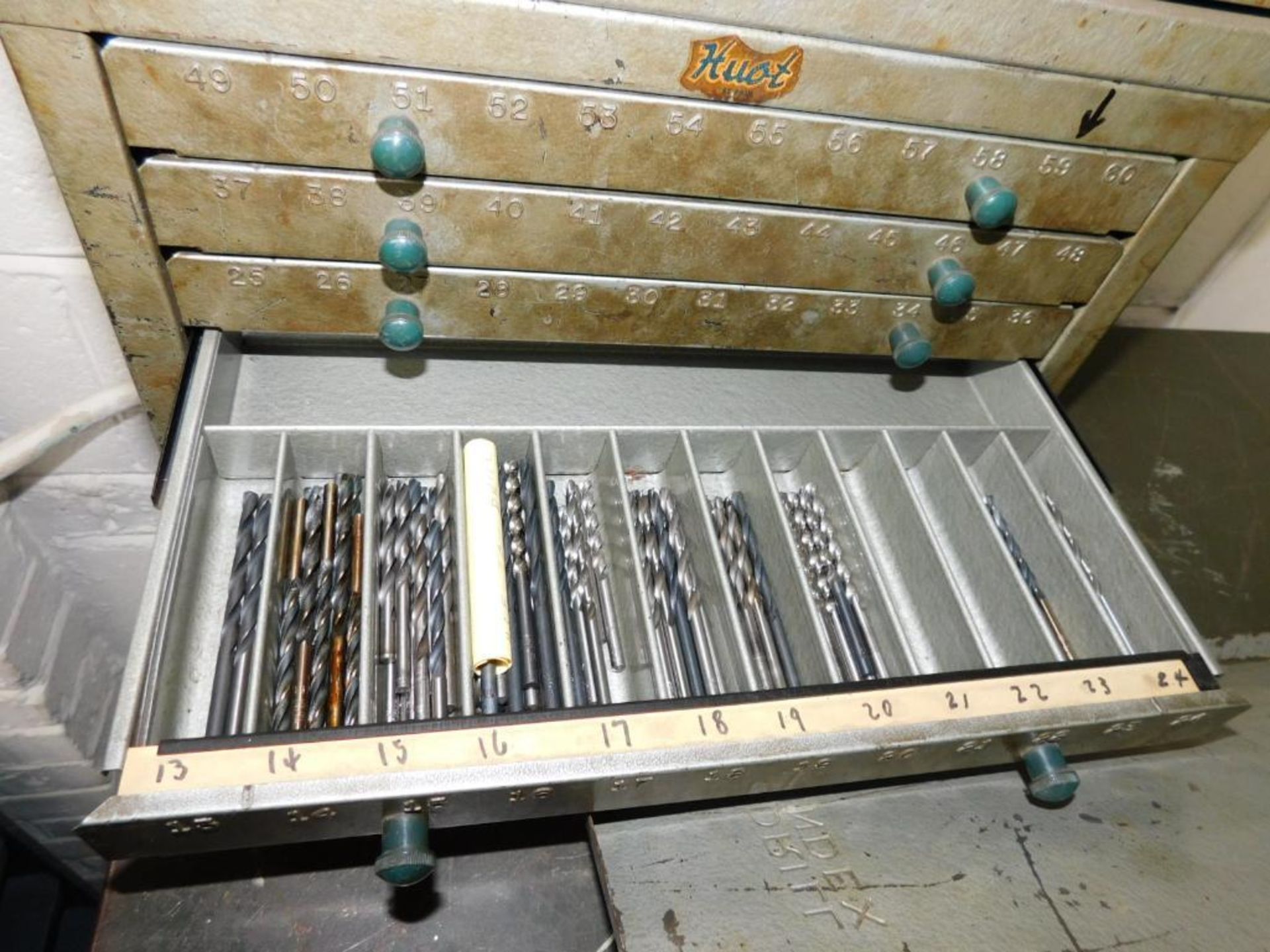 LOT: (2) Huot Drill Index Library w/Assorted Drill Bits - Image 3 of 9