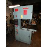 Powermatic Model 87 Vertical Band Saw, S/ 887137, 24" x 24" Work Table, 20" Throat w/Powermatic Mode