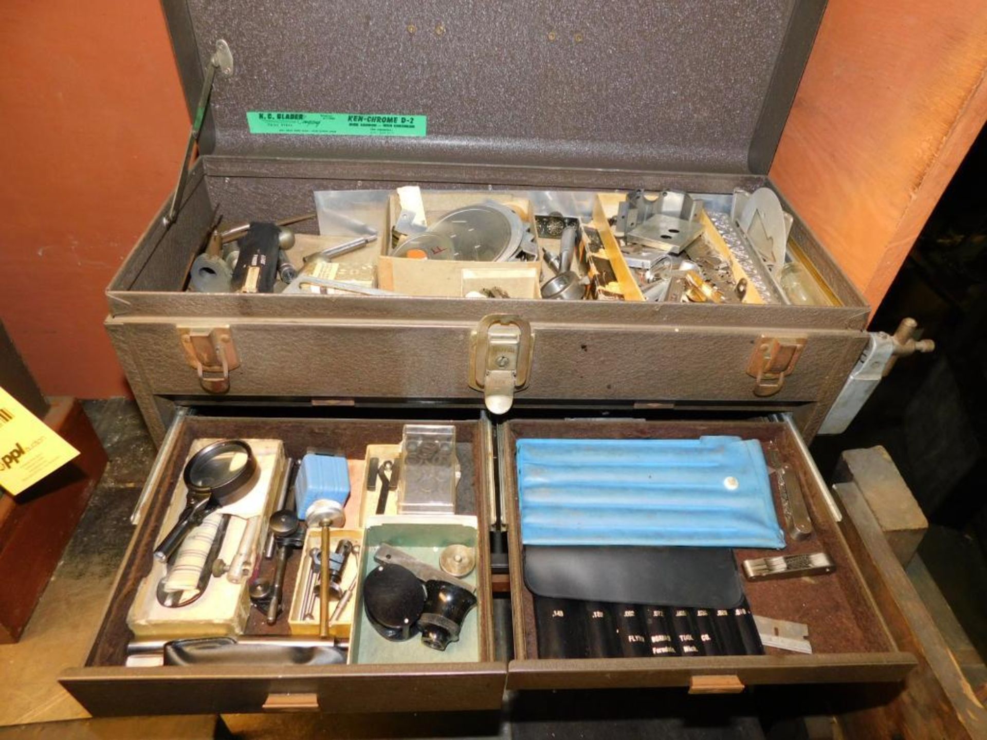 Kennedy Machinist Tool Box w/Contents - Image 6 of 9