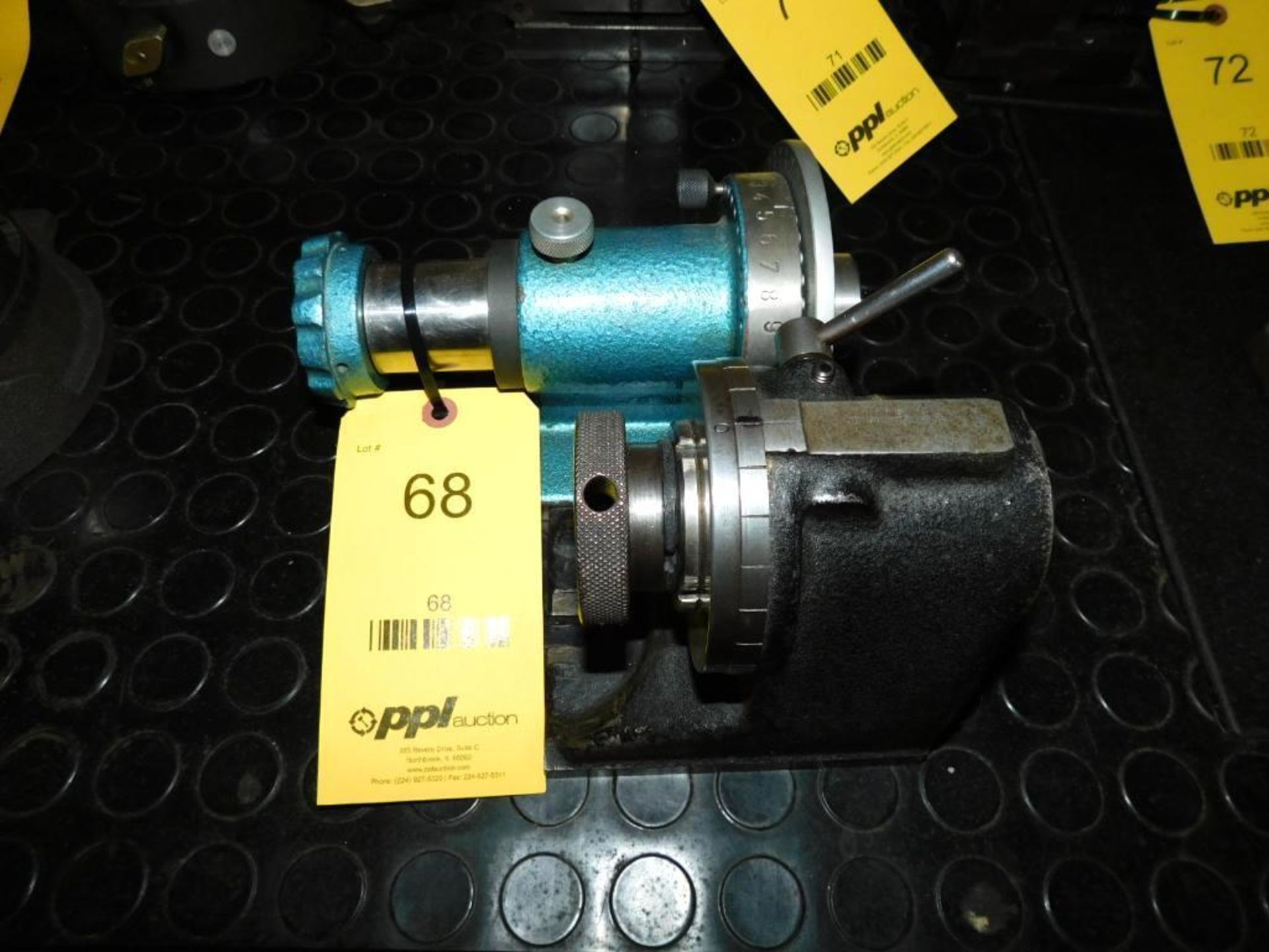 LOT: (1) 5C Collet Spin Index Fixture, (1) Hardinge H-4 5C Collet Spin Index Fixture