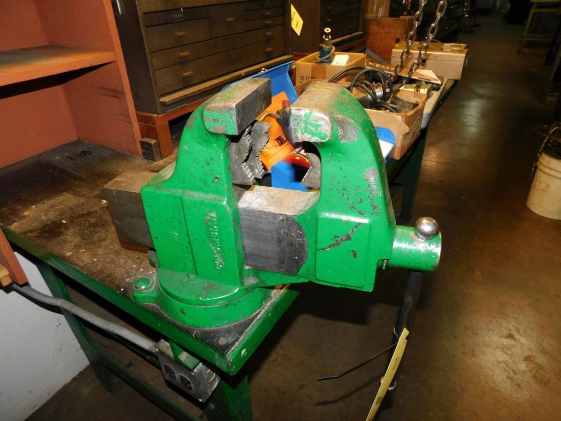 Columbian 4-1/2" Vise on 72" x 34" Work Bench (NO CONTENTS, DELAYED REMOVAL, CONTACT SITE MANAGER) - Image 3 of 7