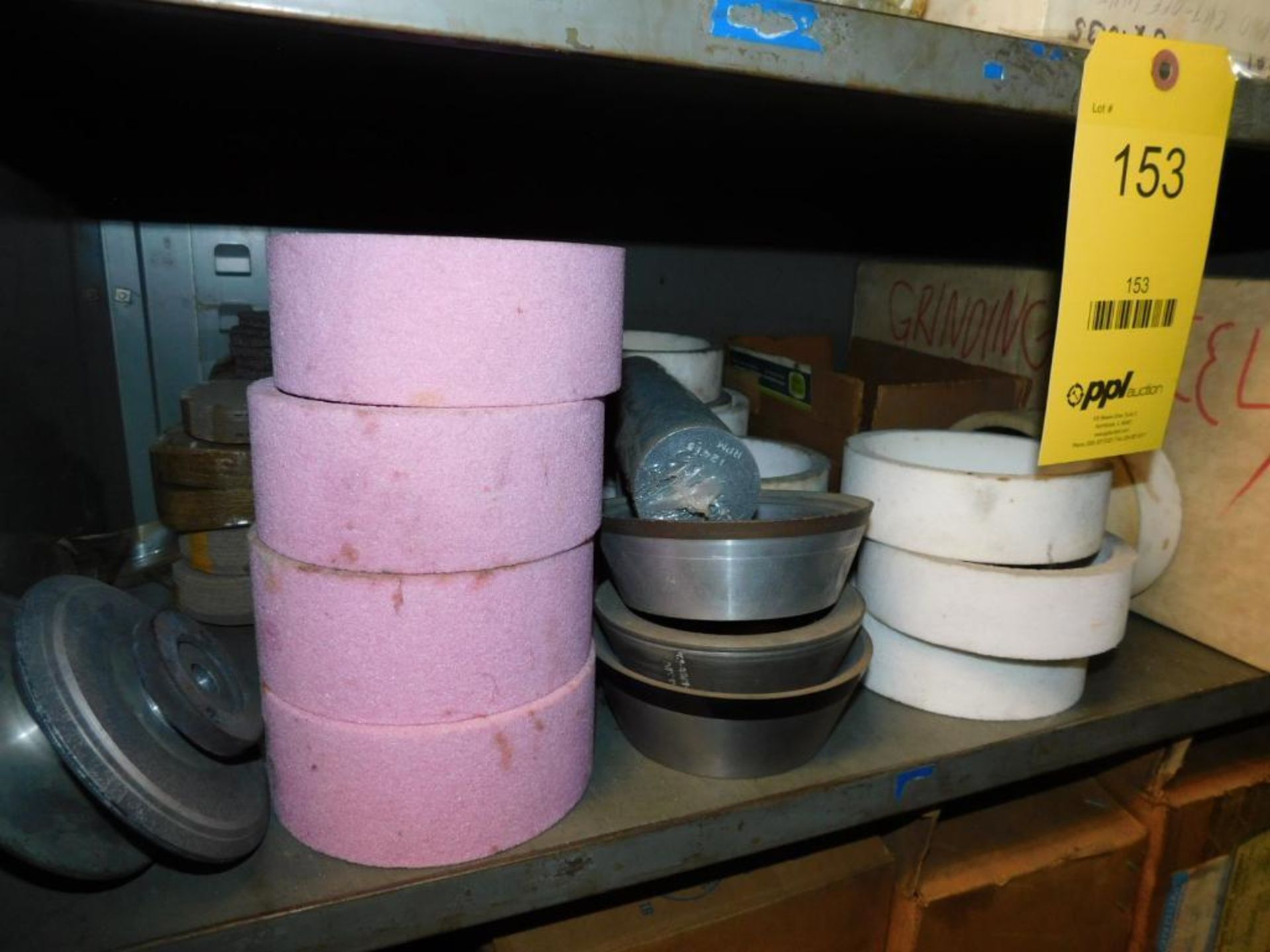 LOT: Contents of Rack: Large Quantity of Assorted Grinding Wheels, Cut Off Wheels, Polishing Stones, - Image 8 of 15