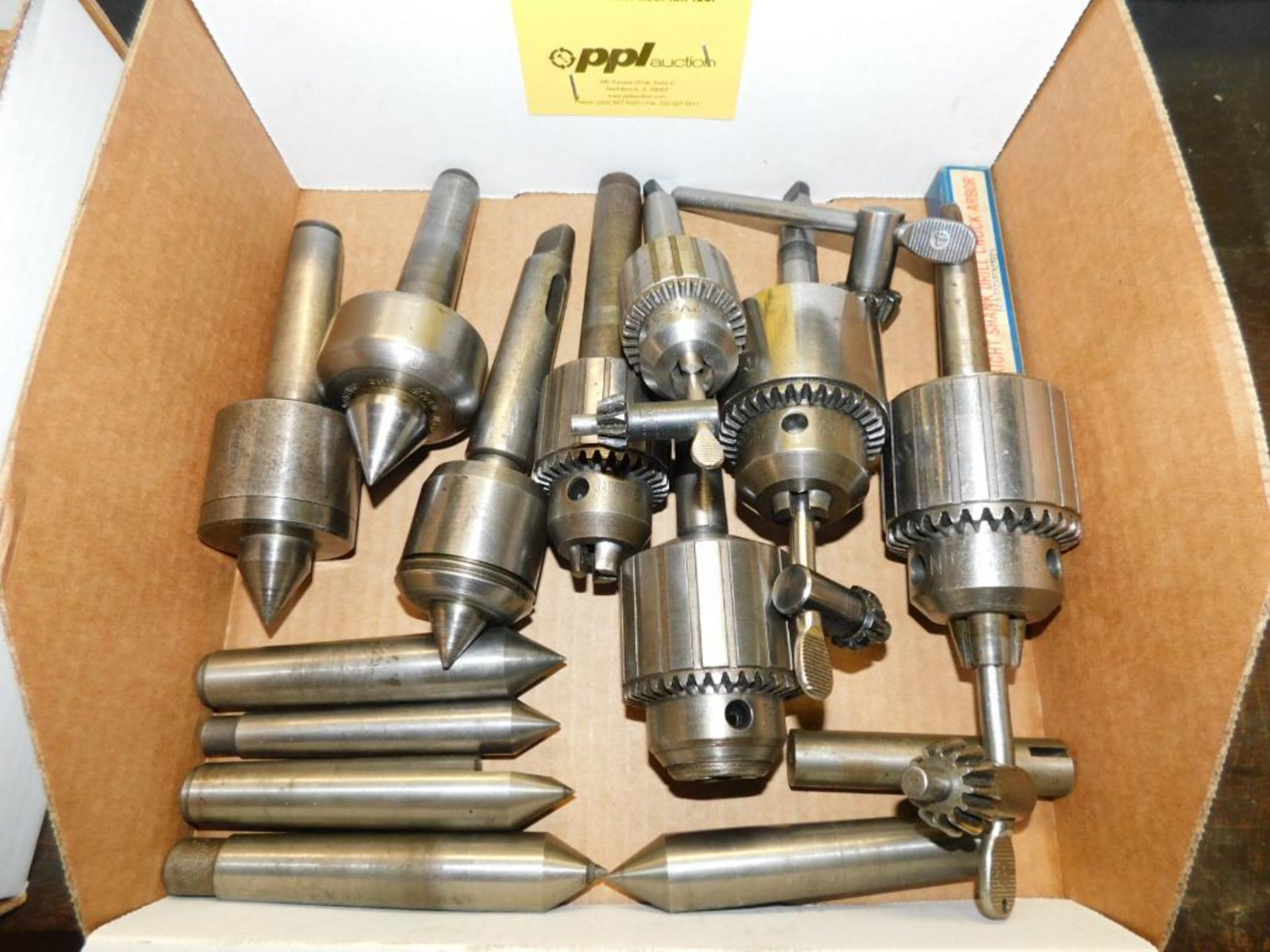 LOT: Assorted Drill Chucks & Centers - Image 2 of 4