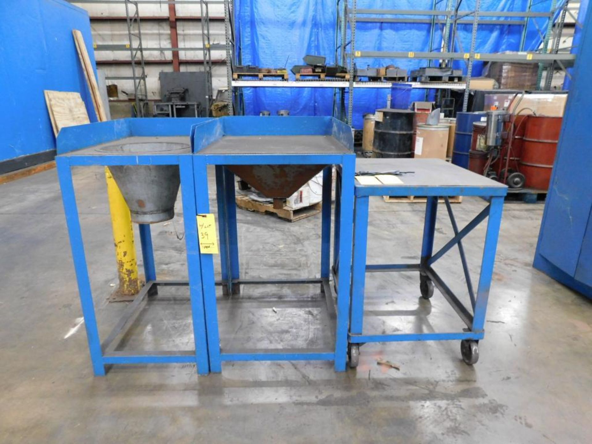 LOT: (3) Vacuum Tables, 30" x 24" Rolling Steel Table - Image 7 of 10