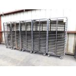 LOT: (5) Rolling Parts Racks