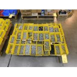 LOT: (1) Pallet of Assorted Hardware in Compartment Bins: Bolts, Nuts, Washer, etc.