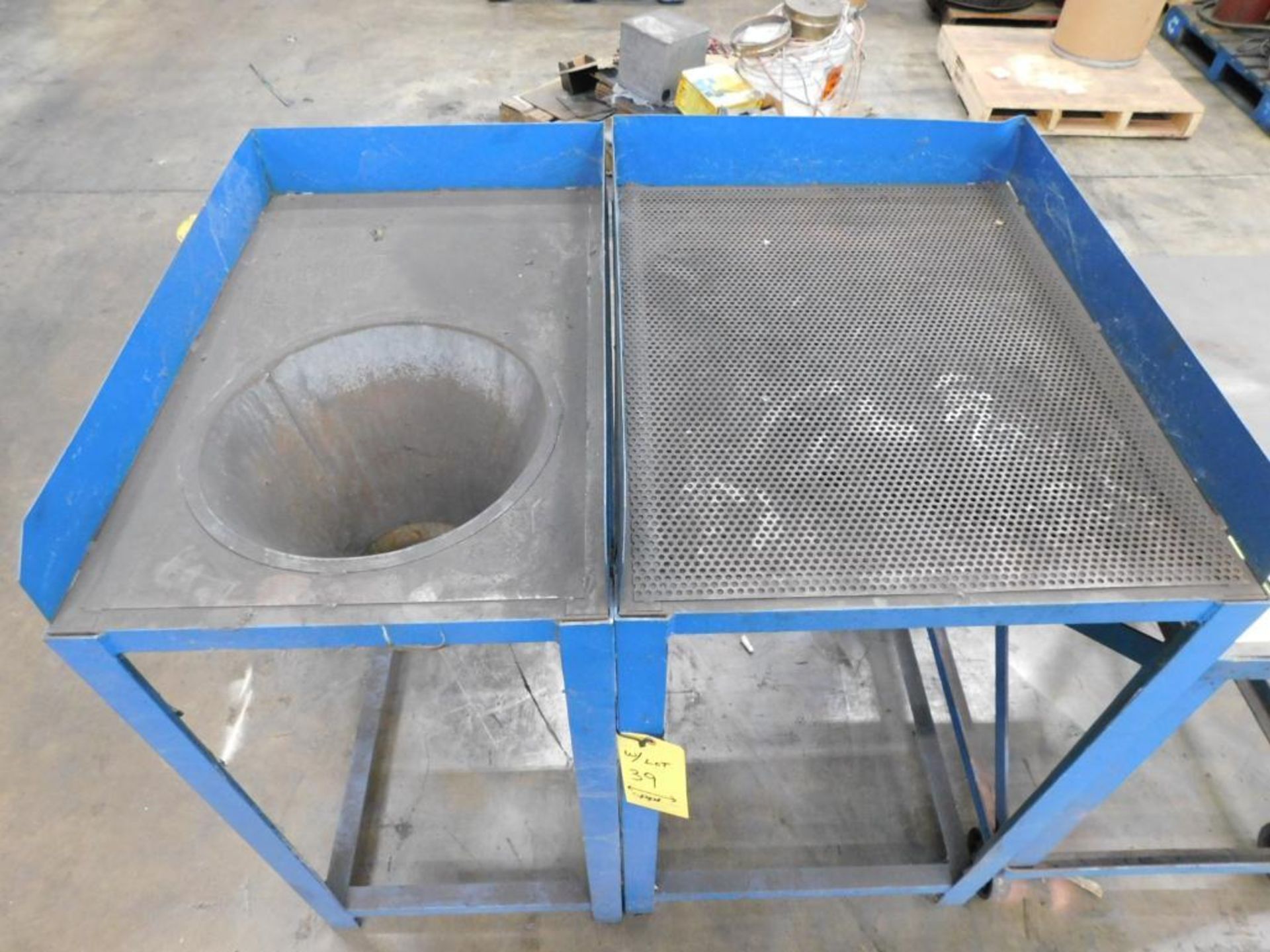 LOT: (3) Vacuum Tables, 30" x 24" Rolling Steel Table - Image 9 of 10