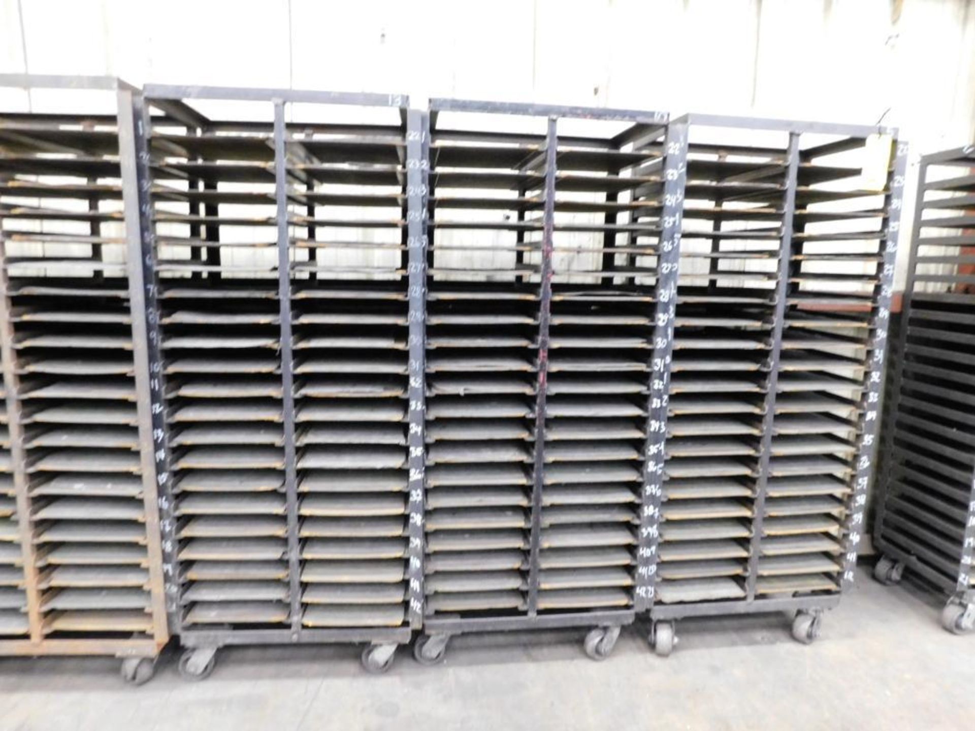 LOT: (5) Rolling Parts Racks - Image 2 of 3