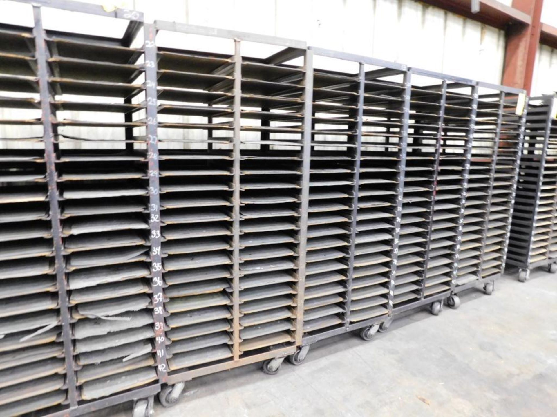 LOT: (5) Rolling Parts Racks - Image 3 of 3