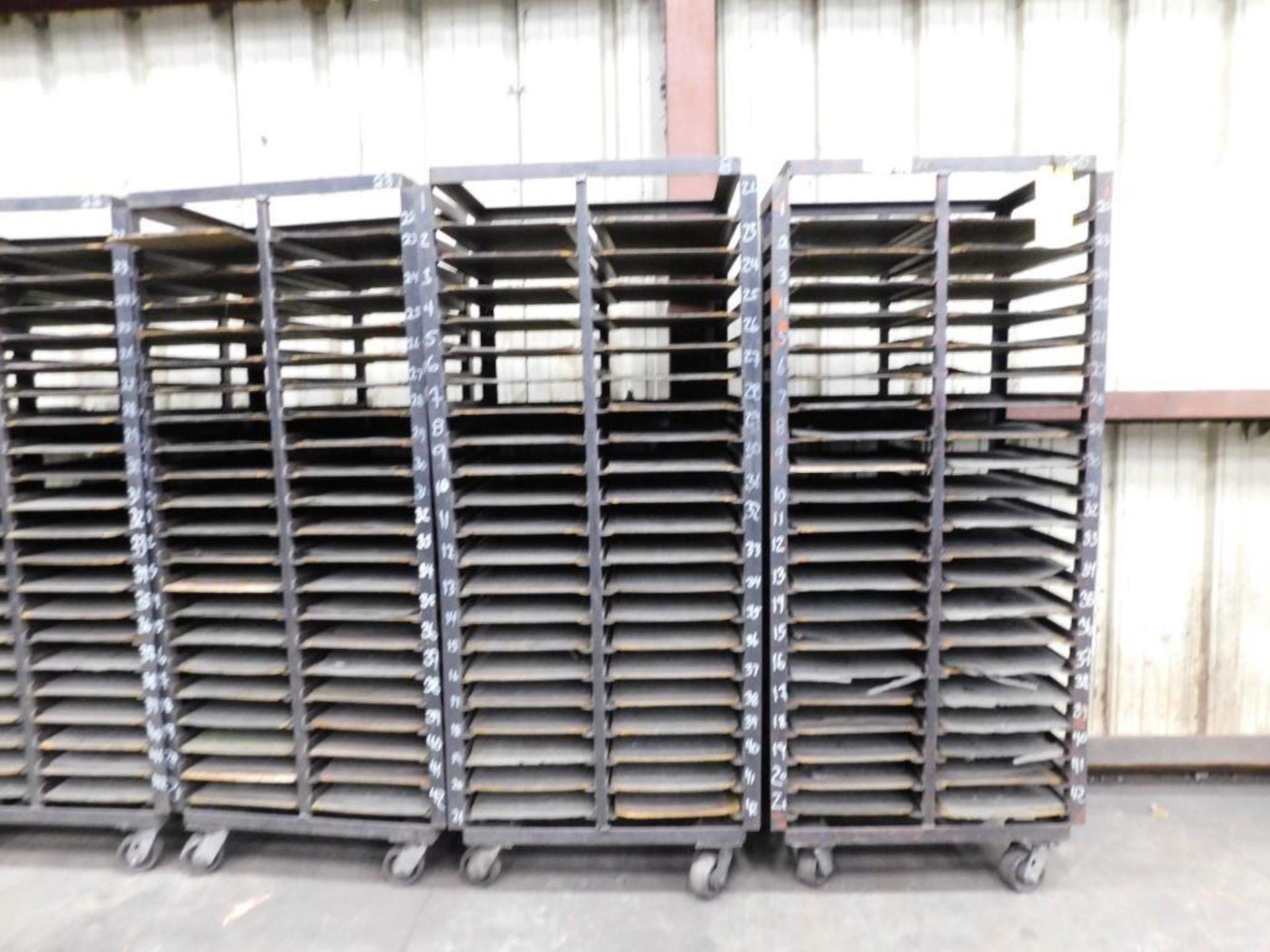 LOT: (5) Rolling Parts Racks - Image 4 of 4