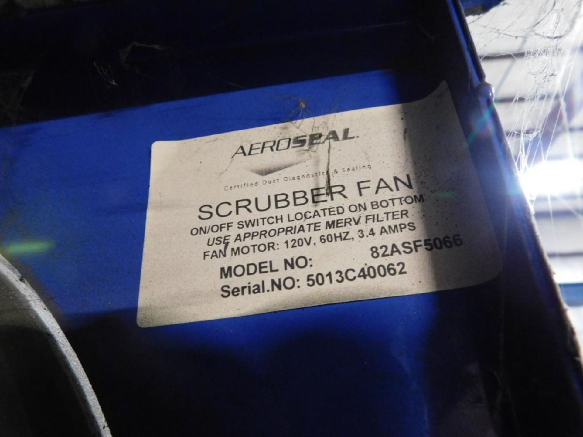 Aeroseal Scrubber Fan Model 82ASF506 - Image 7 of 7