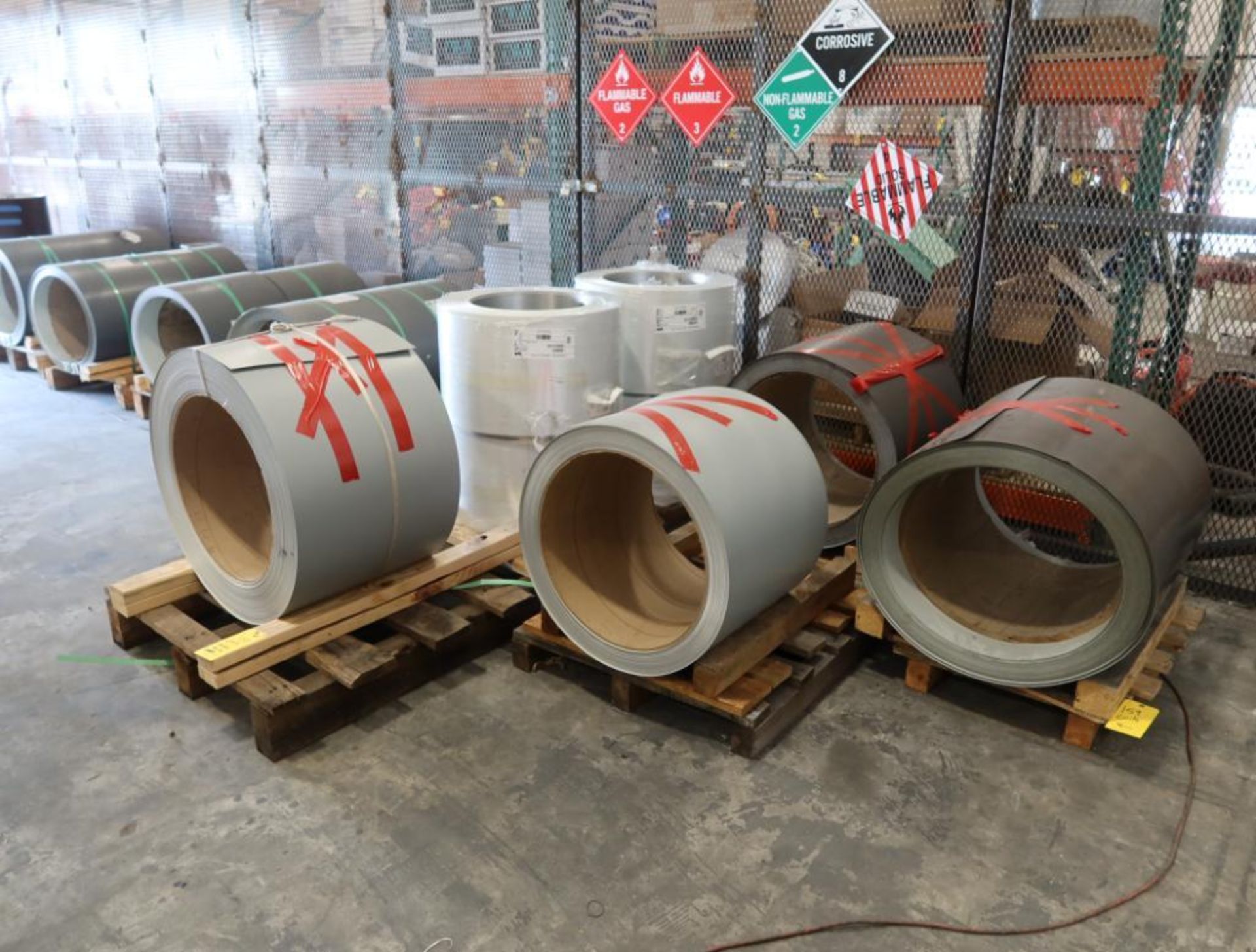 LOT: Assorted Full & Partial Rollformer Roofing Coils (in (2) Locations)