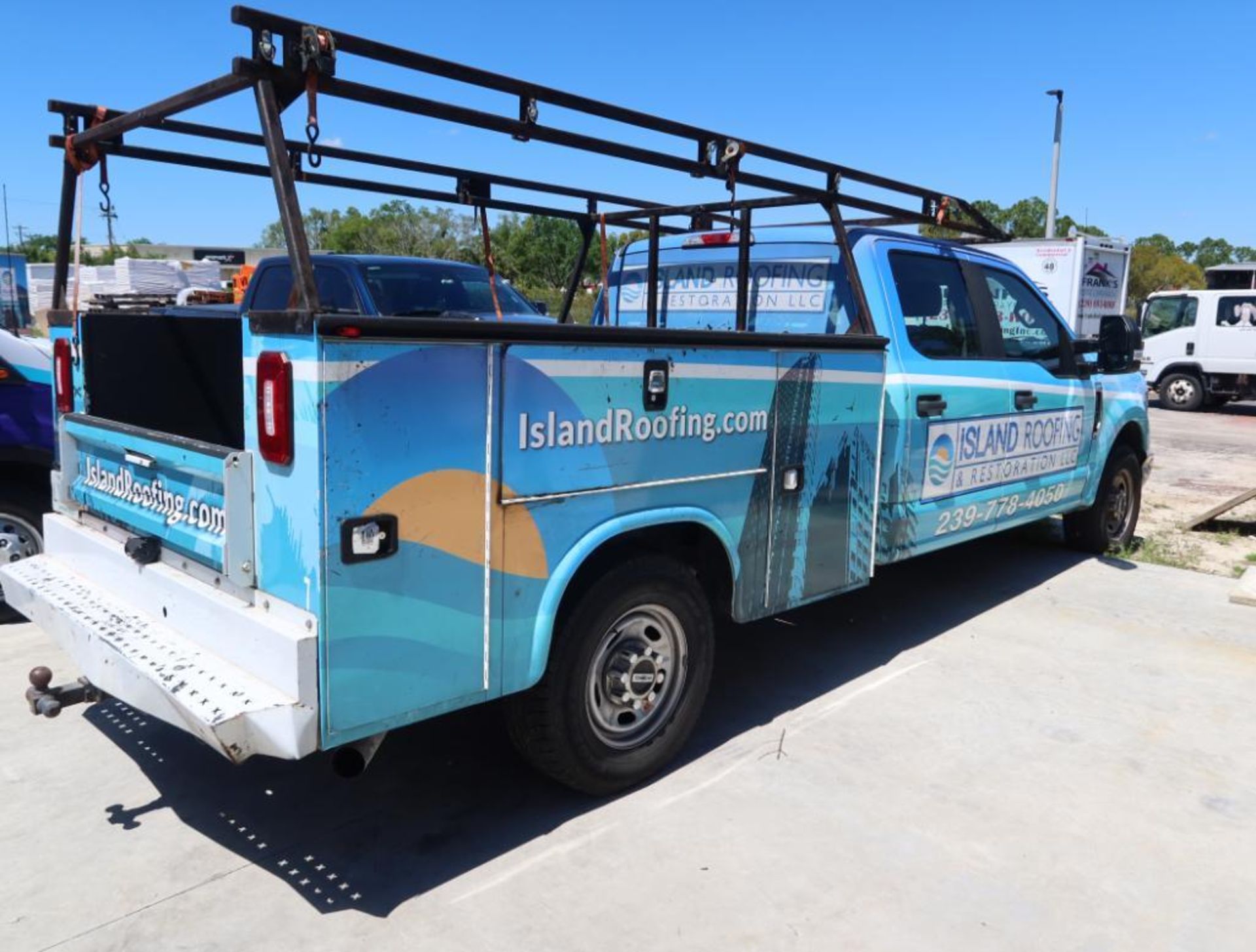 2019 Ford F-250 4 Door Service Body w/Ladder Rack, Gas, License# LVW-H83, VIN 1FD7W2A66KED43926, 88, - Image 2 of 6
