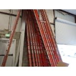 LOT: (2) 32' Fiberglass Extension Ladders, (2) 24' Fiberglass Extension Ladders