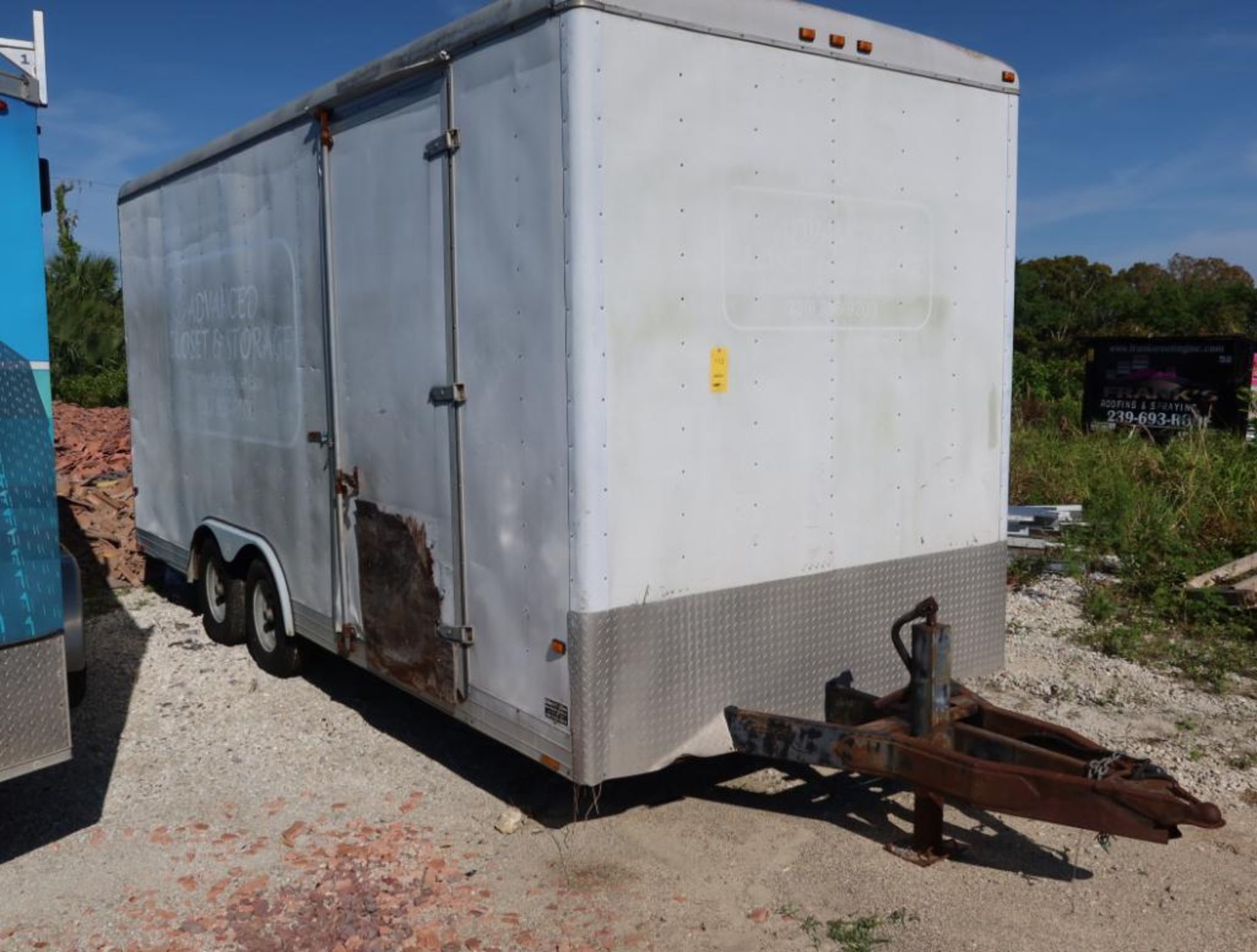 20' x 7' 6" Wells Cargo Enclosed Tandem Axel Cargo Trailer, Side Swing Door, Rear Ramp Door - Image 2 of 4