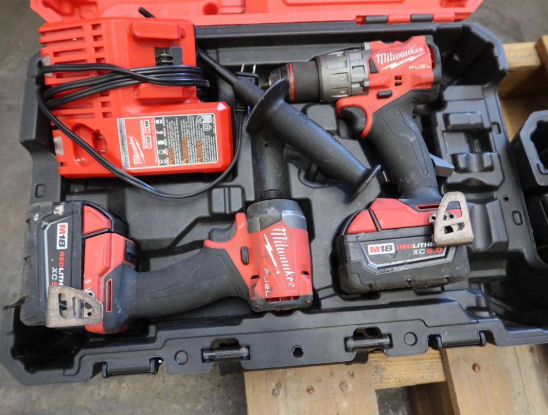 LOT: (2) Milwaukee M18 Fuel 2-Tool Hammer Drill/Impact Driver - Image 3 of 3