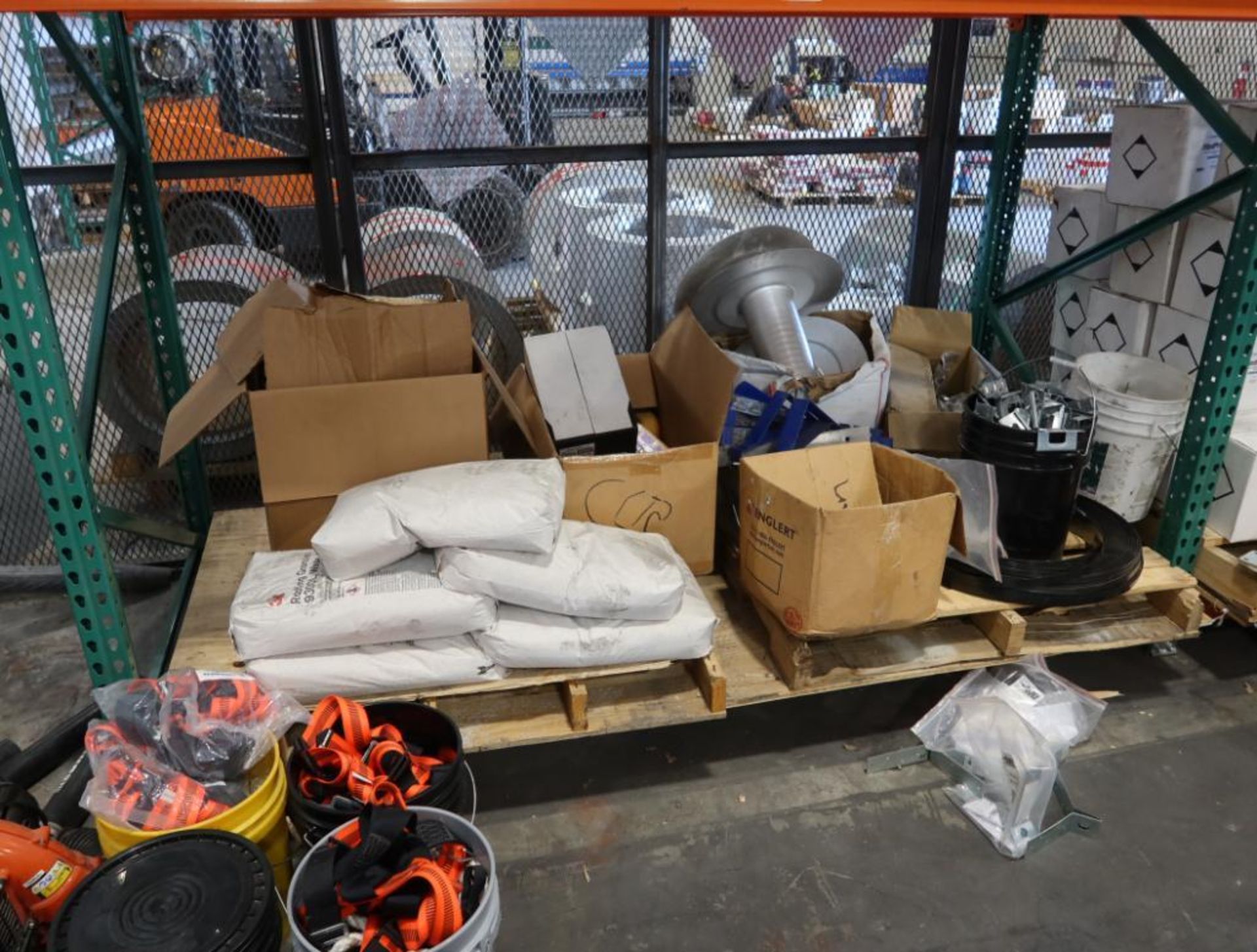 LOT: Contents of (5) Pallet Racks consisting of: Roofing Items, Lead, 2-Part Primer, Membrane, Cotto - Image 2 of 11