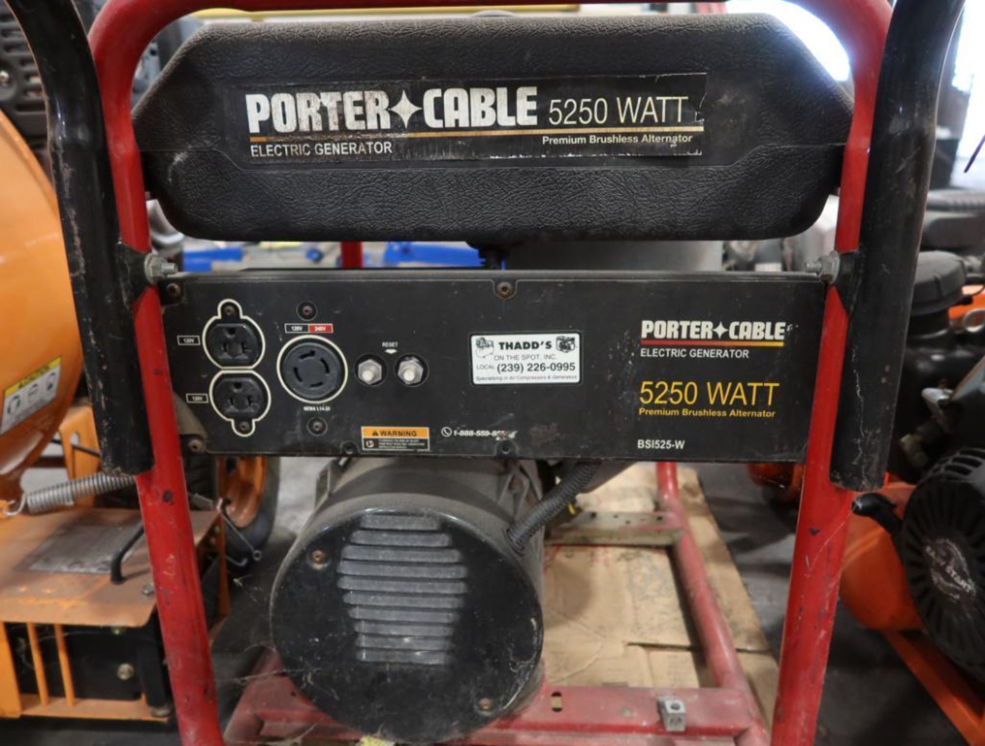 Porter Cable 5250w Generator - Image 2 of 3