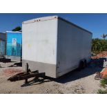 20' x 7' 6" Wells Cargo Enclosed Tandem Axel Cargo Trailer, Side Swing Door, Rear Ramp Door