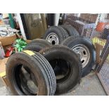 LOT: (7) Assorted Truck & Trailer Tires